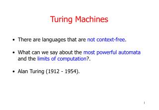 Turing Machines