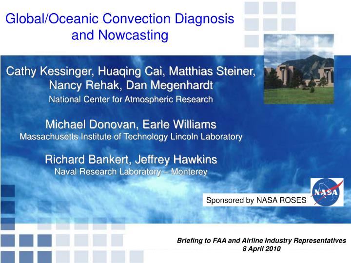 global oceanic convection diagnosis and nowcasting