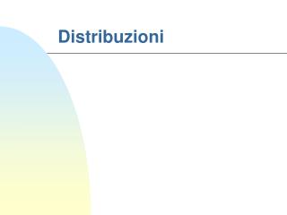 distribuzioni