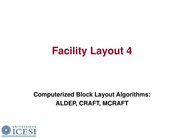 facility layout 4