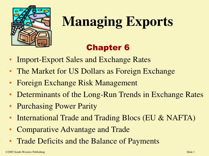 managing exports