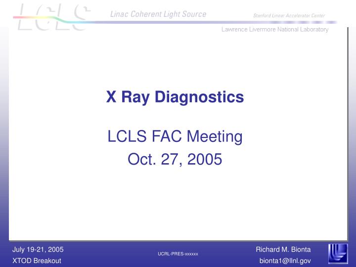 x ray diagnostics