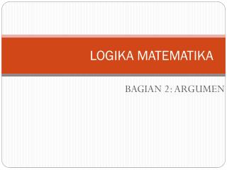 logika matematika