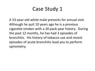Case Study 1