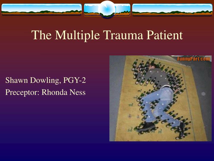 the multiple trauma patient