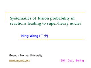 Systematics of fusion probability in reactions leading to super-heavy nuclei