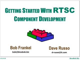 Getting Started With RTSC Component Development