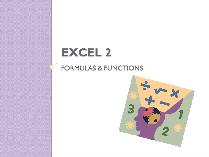 formulas functions