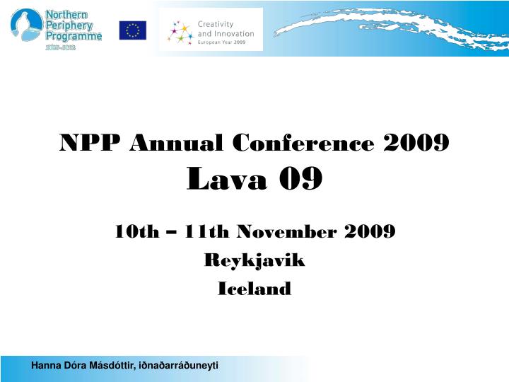 npp annual conference 2009 lava 09