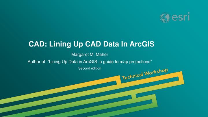 cad lining up cad data in arcgis