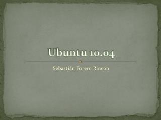ubuntu 10 04