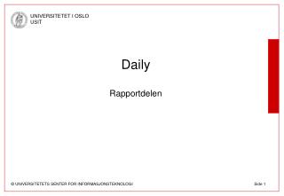 daily