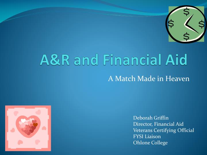 a r and financial aid