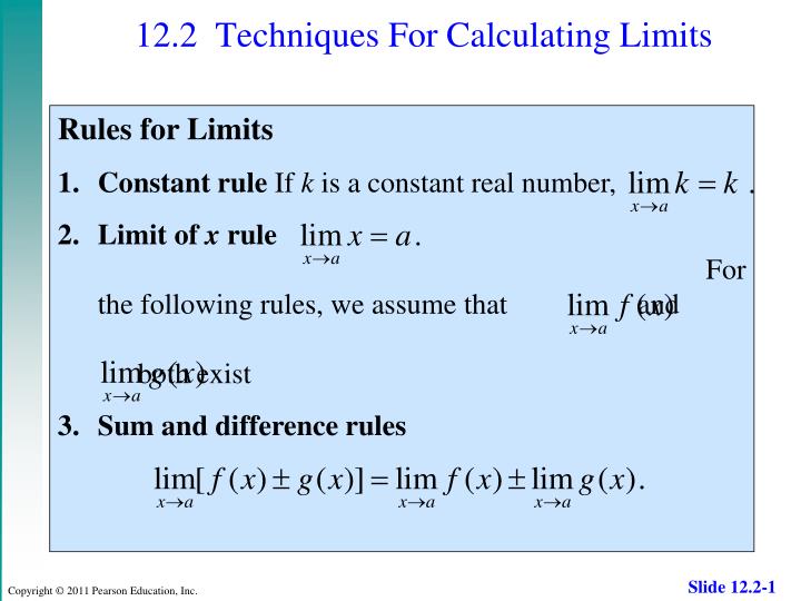 12 2 techniques for calculating limits