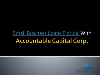 Small Business Loans Florida