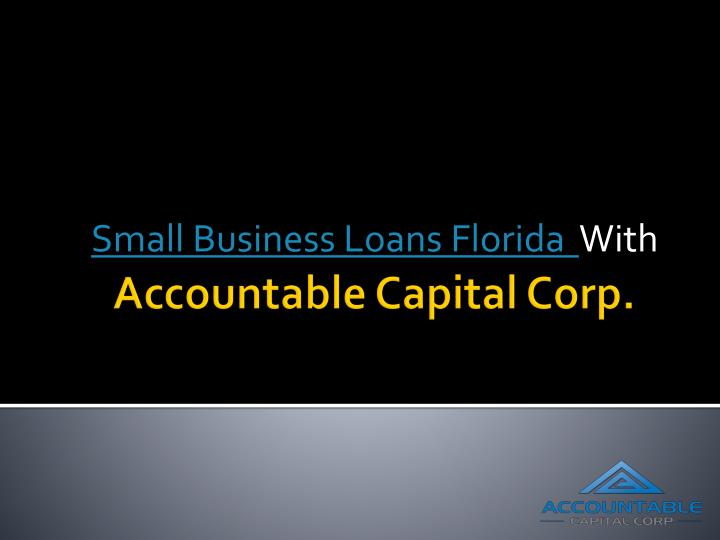 small business loans florida with