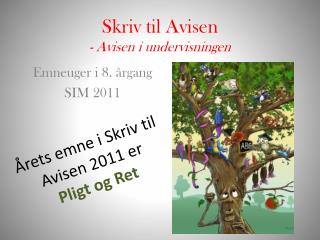 skriv til avisen avisen i undervisningen