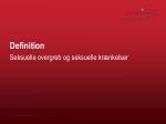 Definition Seksuelle overgreb og seksuelle krænkelser - slide 1
