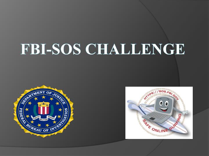 fbi sos challenge