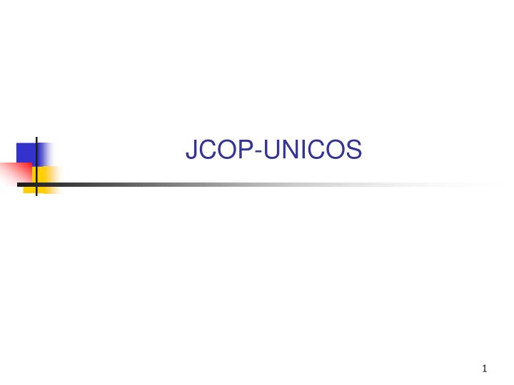 jcop unicos