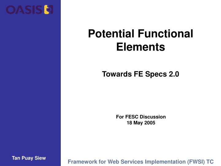 potential functional elements