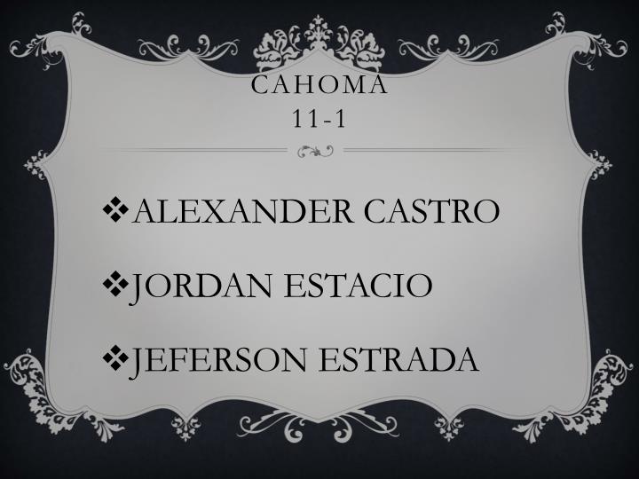 cahoma 11 1