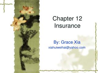 Chapter 12 Insurance