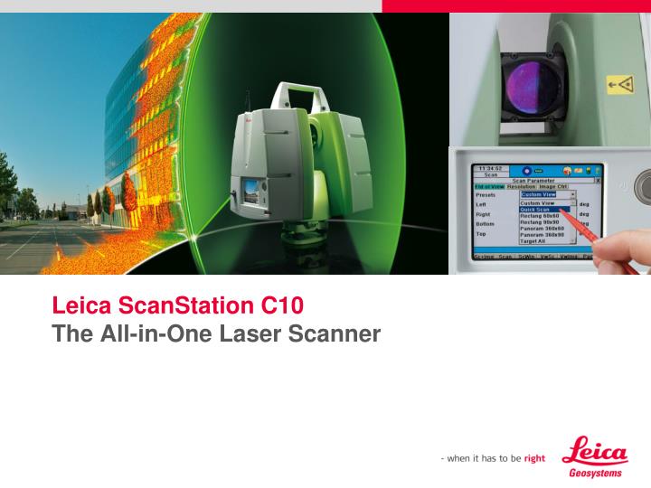 leica scanstation c10 the all in one laser scanner