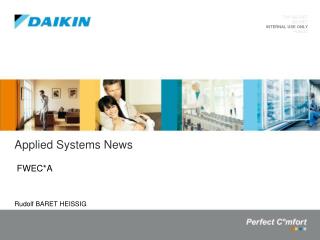 Applied Systems News