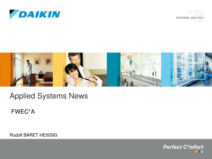 applied systems news